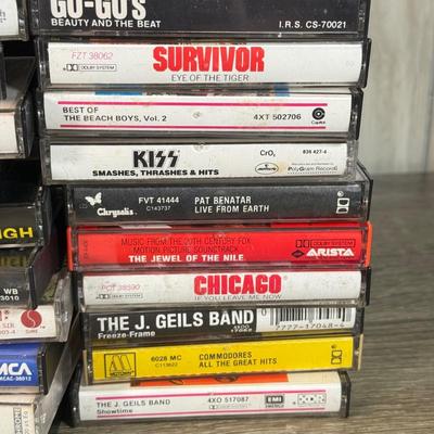 LOT 128B: Collection of Cassette Tapes: Queen, Fleetwood Mac, ZZ Top & More