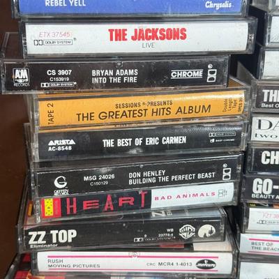 LOT 128B: Collection of Cassette Tapes: Queen, Fleetwood Mac, ZZ Top & More