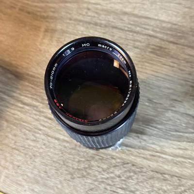 LOT 130B: Vintage Minolta AL-s 35mm Film Camera w/ Telephoto Lens