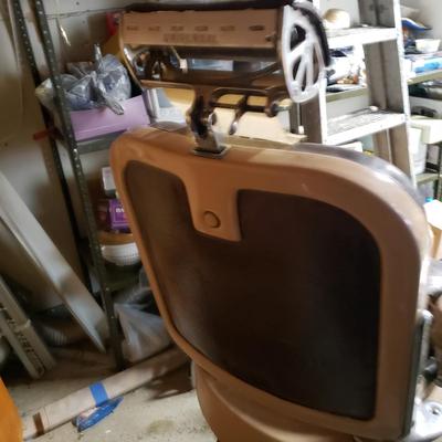 LOT 132G: Antique Theo. A Kochs Barber Chair