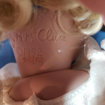 LOT 138D: Collection of Porcelain Dolls/Angels by Hamilton Collection, Franklin Heirloom & Cindy McClure