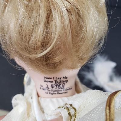 LOT 138D: Collection of Porcelain Dolls/Angels by Hamilton Collection, Franklin Heirloom & Cindy McClure