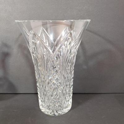 LOT 141L: Collection of Crystal Pieces by Waterford, Rosenthal & Artist Signed Vase