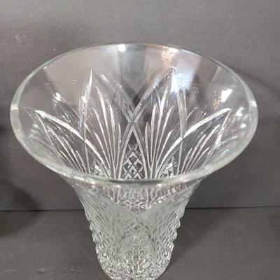 LOT 141L: Collection of Crystal Pieces by Waterford, Rosenthal & Artist Signed Vase