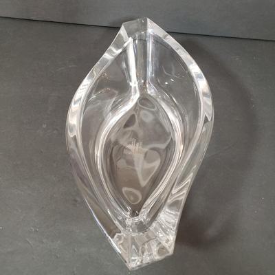 LOT 141L: Collection of Crystal Pieces by Waterford, Rosenthal & Artist Signed Vase