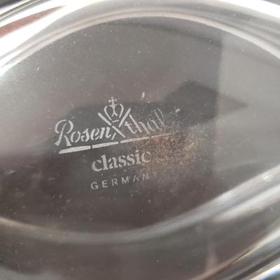 LOT 141L: Collection of Crystal Pieces by Waterford, Rosenthal & Artist Signed Vase