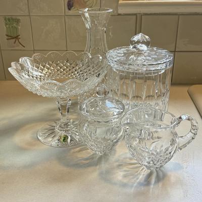 LOT 142L: Fine Crystal: Waterford & More