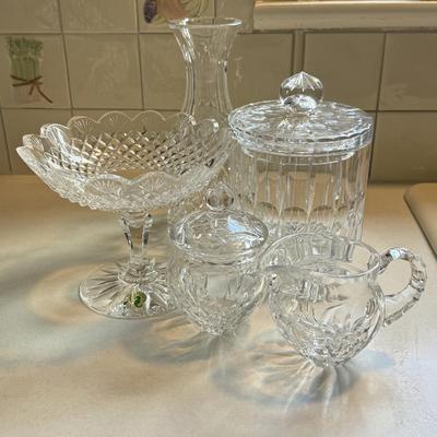 LOT 142L: Fine Crystal: Waterford & More