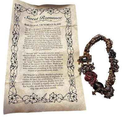 Sweet Romance Balmoral Victorian Slide Bracelet