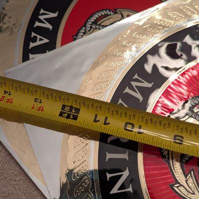 Sale Photo Thumbnail #2746: USMC Foil 12" Sticker