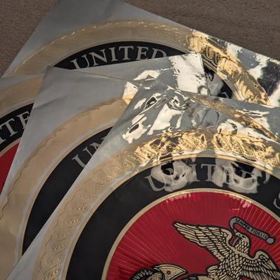 Sale Photo Thumbnail #2747: USMC Foil 12" Sticker