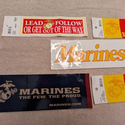 Sale Photo Thumbnail #2749: USMC Bumper Stickers