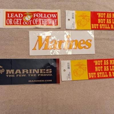 Sale Photo Thumbnail #2748: USMC Bumper Stickers