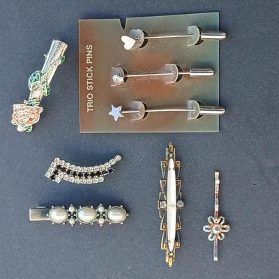 Hair accessories and hat pins -