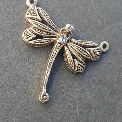 Dragonfly pocket watch with Necklace & earring set and a dragonfly pendant