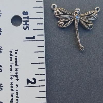 Dragonfly pocket watch with Necklace & earring set and a dragonfly pendant