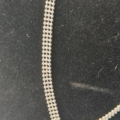 Rhinestone necklaces with a vintage rhinestone and faux pearl bracelet