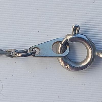 Silver colored Necklace chains