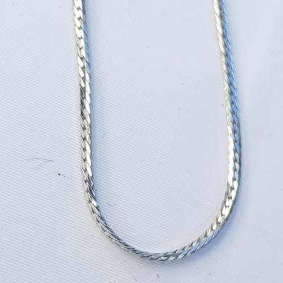 Silver colored Necklace chains