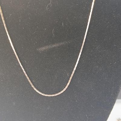 Silver colored Necklace chains