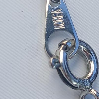 Silver colored Necklace chains