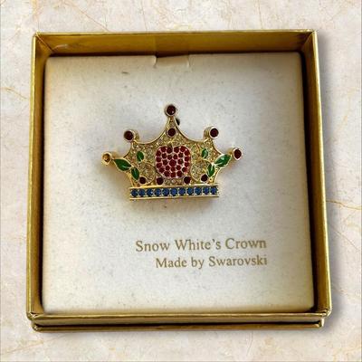 Disney Snow White's Crown Pin- Missing 1 Stone