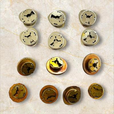 13 Button Covers with 6 Hearts