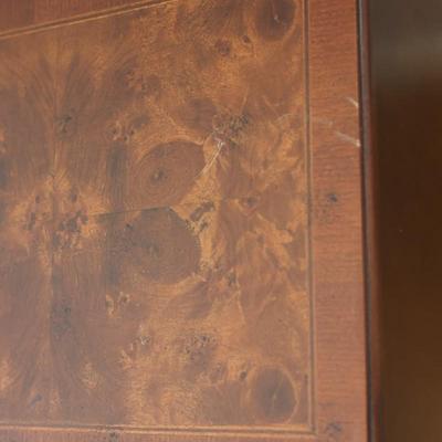 Mahogany 3-Drawer Chest with File Cabinet