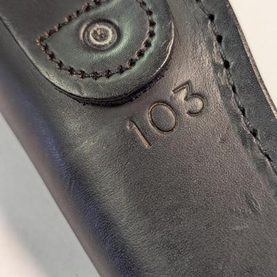Buck Knife 103 Skinner Hunting 4" Fixed Blade w/ Leather Sheath