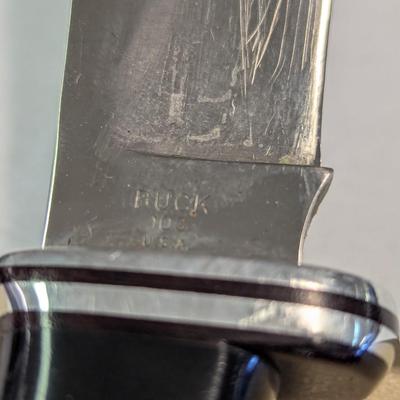 Buck Knife 103 Skinner Hunting 4" Fixed Blade w/ Leather Sheath