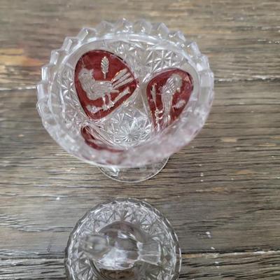 Bleikristall Bowl / Hofbauer Bird Dish