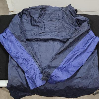 Cabela's Vintage Windbreaker Mens Size Large Full Zip Mesh Lined 90s