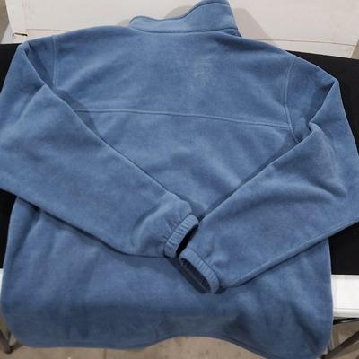 Sale Photo Thumbnail #179: Columbia Sportswear Jacket men's XL Tall blue fleece full zip long sleeve Polyester