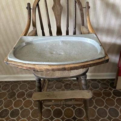 Vintage Victorian Highchair