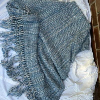 Hand woven Shawl or lap blanket