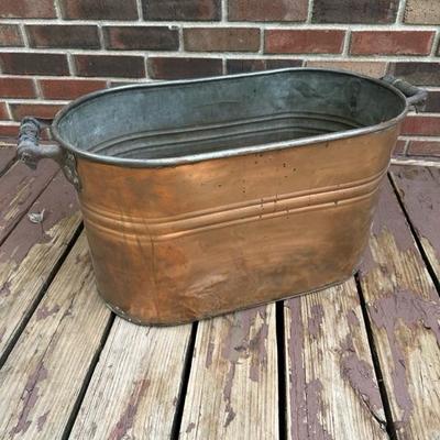 Copper tub