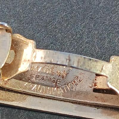 Vintage tie bars, cuff links, and tie clips