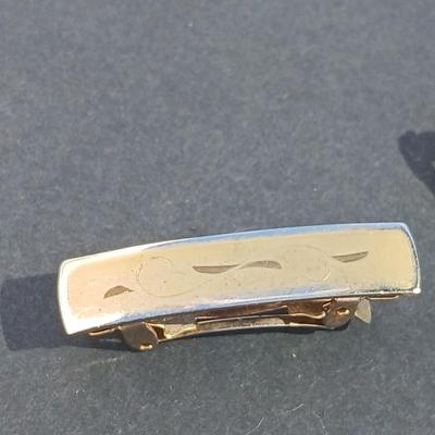 Vintage tie bars, cuff links, and tie clips
