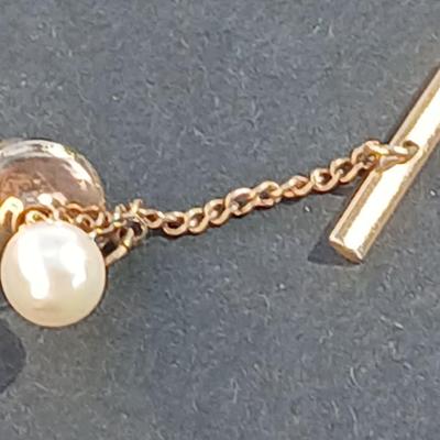 Vintage tie bars, cuff links, and tie clips