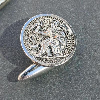 Collection of vintage cuff links - Thai dancer Cufflinks - Ceasar MP cufflinks - Nautical boat motor cufflinks