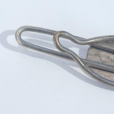 Vintage equestrian cuff links, Tie Chain VAC - vintage Tie clips - in an old box.