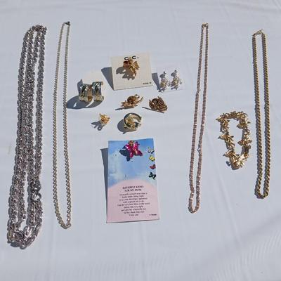 Necklace chains, Angel pins, angle bracelet, hoop earrings and more
