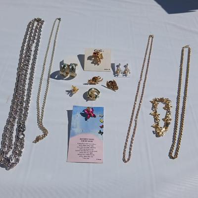 Necklace chains, Angel pins, angle bracelet, hoop earrings and more