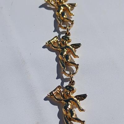 Necklace chains, Angel pins, angle bracelet, hoop earrings and more