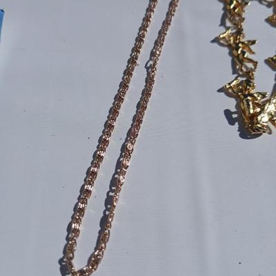 Necklace chains, Angel pins, angle bracelet, hoop earrings and more
