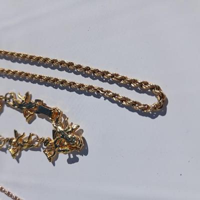 Necklace chains, Angel pins, angle bracelet, hoop earrings and more