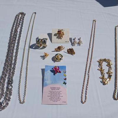 Necklace chains, Angel pins, angle bracelet, hoop earrings and more