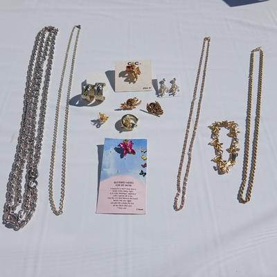 Necklace chains, Angel pins, angle bracelet, hoop earrings and more