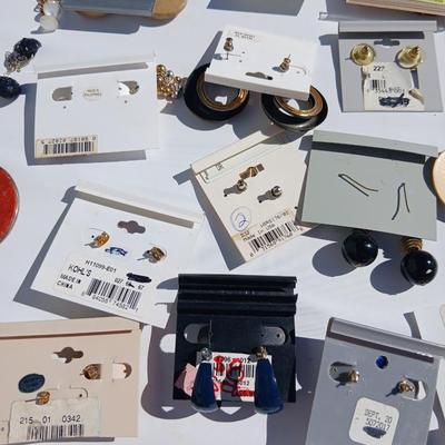 Fun and unique earrings - with necklace, bracelets, and rings