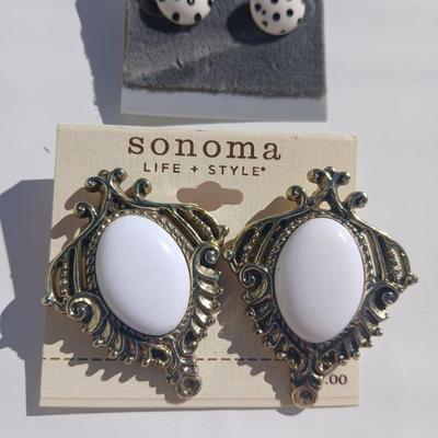 Assortment of fun and fancy pierced earrings